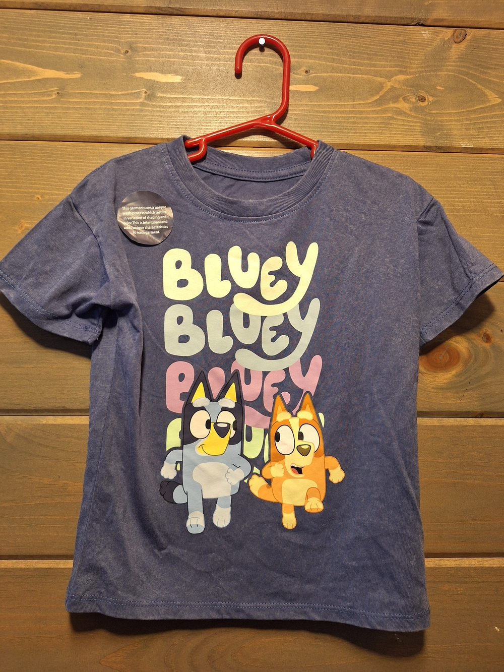 Bluey Kids' Graphic Tee - Navy Blue